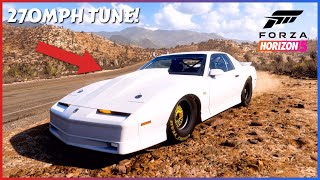 Trans Am Firebird GTA Forza Edition Speed Tune  Forza Horizon 5 [upl. by Oigroig]