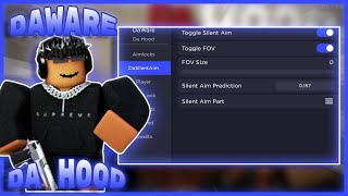 NEW BEST Roblox DA HOOD Script GUI  Silent Aim Anti Lock amp More [upl. by Ronile]