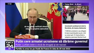 Putin le cere militarilor ucraineni să întoarcă armele împotriva propriului guvern [upl. by Naimad]