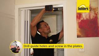 How to Install a Bathroom Folding Door [upl. by Skippy]