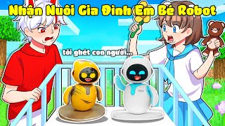 Kairon Và Simmy Nhận Nuôi 2 EM BÉ ROBOT Siêu Ngầu Trong Minecraft [upl. by Rednirah]