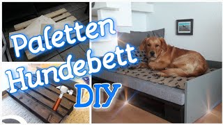 DIY Paletten Hundebett [upl. by Farlay]