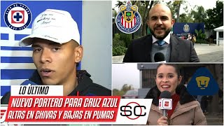 FUTBOL DE ESTUFA Nuevo portero para Cruz Azul Altas en Chivas y bajas en Pumas UNAM  SportsCenter [upl. by Shantee]