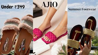 AffordableAJIO Summer Footwear Haul Under ₹350 Only 💯NeetuSikka [upl. by Saltsman]