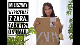 MIERZYMY WYPRZEDAŻ Z ZARA ZARA TRY ON HAUL [upl. by Darrell]