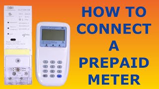 How to connect prepaid metertoken metersmart electricity meterELECTERCA [upl. by Madid]