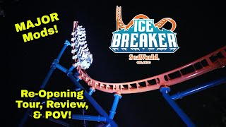 SeaWorld Orlando Ice Breaker ReOpens With MAJOR Modifications 31123 Tour Review amp POV [upl. by Imyaj389]