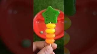 Green star candy and mentos candy lollipop popsicle viral trending shorts youtubeshorts ytshort [upl. by Cheng]