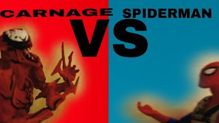 Carnage VS Spiderman Stop motion by yoshifan0017 [upl. by Lorrie908]