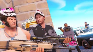 Fortnite Roleplay THE HEIST WE GOT CAUGHT EP 3 S 1 A Fortnite Short Film [upl. by Peednus]