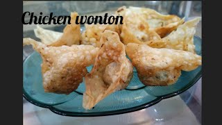 chicken wonton recipe  how to make wonton at home ramzan special recipe [upl. by Neeloj]