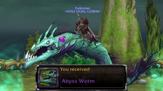 WoW ABYSS WORM DROPPED [upl. by Annodam538]