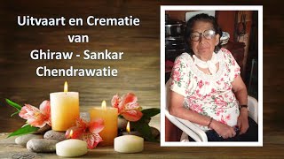 LIVESTREAMING  Uitvaartdienst en Crematie van Ghiraw Sankar Chendrawatie [upl. by Yadrahc632]