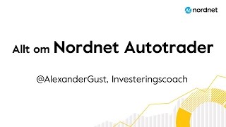 Allt om Nordnet Autotrader [upl. by Akemyt]