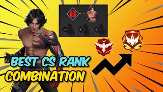 Free Fire Best Character Skill Combination for CS Rank 2024 [upl. by Tasha]