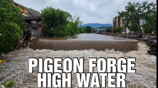 Pigeon Forge Flooding After Heavy Rains in the Area [upl. by Alvie]