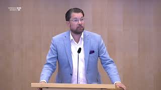 quotDet är inte vi som har förstört Sverigequot – Jimmie Åkesson [upl. by Richart]