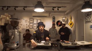 90s HIPHOP MIX vol2  VINYL ONLY  DJ DAHISHI  by MUSIC LOUNGE STRUT at Koenji Tokyo [upl. by Prosser]