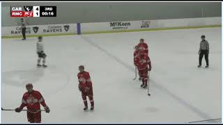 RMC Paladins  Carleton Holtrop Goal [upl. by Anivahs]