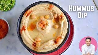 Chole ki Dip Recipe  Hummus with Chole Chickpeas at Home  Tahini Recipe  Kunal Kapur Recipes [upl. by Winther]