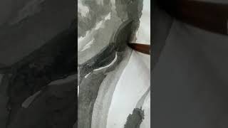 Drawing timelapse inkbrush drawing art sketch inkpainting painting [upl. by Azne]