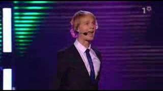 Melodifestivalen 2008  Björn Gustafsson läser en dikt [upl. by Anaud]