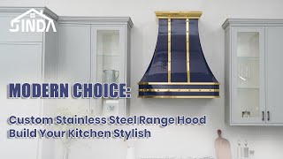 Modern ChoiceStainless Steel Range Hood Light Up The Kitchen Decor [upl. by Ardnuhsed]