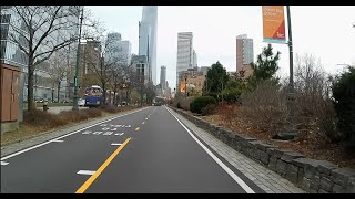 Piste cyclable de Manhattan  NYC rive Ouest de Central Park à Financial District [upl. by Venuti611]