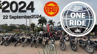 Royal Enfield One Ride 2024IndoreChapterRR Aotomativeoneride royalenfield 2024 [upl. by Sivia]