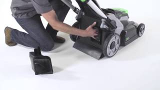 How to Attach EGO Mower Accessories [upl. by Scholem]