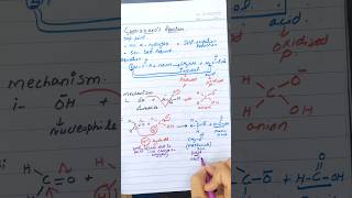 Cannizzaros reaction Mechanism Class 12 organic chemistry [upl. by Amrita443]