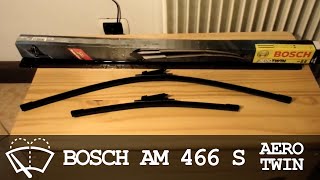 BOSCH AeroTwin AM 466 S  Wiper Blades for Fiat punto EVO [upl. by Rafaelof]