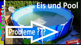 Vom INTEX Pool zur Schlittschuhbahn  Pool überwintern leicht gemacht [upl. by Sidonius]