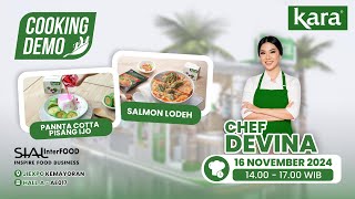 LIVE COOKING DEMO Chef Devina x Kara  SIAL Interfood 2024 [upl. by Anerol]