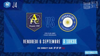 J4 I Aubagne FC vs FC Versailles en replay 33 I National FFF 20242025 [upl. by Azial]