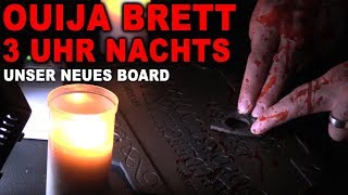 OUIJA BRETT  3 Uhr NACHTS  Die erste Sitzung mit dem Board [upl. by Eugenio]