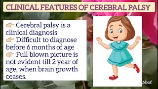 Cerebral Palsy Symptoms Types Causes Complications amp Prognosis  CP Child Risk Factors [upl. by Dunn]