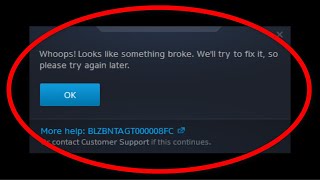 Whoops Look Like Someting Broke Well Try To Fix It So Please Try Again Later  Blizzard Fix [upl. by Illom]