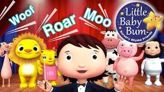 Animals Sounds Song  Nursery Rhymes for Babies by LittleBabyBum  ABCs and 123s [upl. by Isdnil]