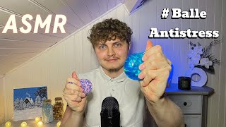 ASMR  Chuchotement  Triggers  Balle antistress [upl. by Notlad]