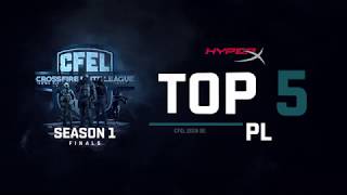 CFEL 2018 Season 1 Finals Top 5 Plays 1 [upl. by Neelyhtak]