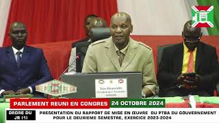 SEANCE PLENIERE DU PARLEMENT REUNI EN CONGRES LE 24 OCTOBRE 2024 [upl. by Bechler]