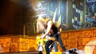 Iron Maiden  Janick Gerss guitar talent Live In Dubai [upl. by Griggs453]