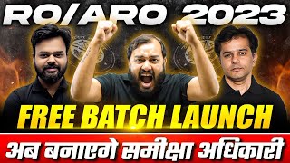 UPPSC RO  ARO FREE Batch Launch  UPPSC RO ARO 2023 Notification  UPPSC Wallah [upl. by Odlanyar]