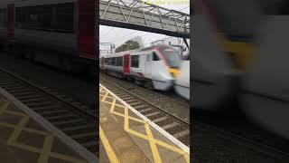 Stansted Express 720552 and 119 passes Cheshunt for Stansted Airport [upl. by Louisette406]