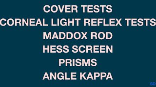 Strabismus and Pediatric Session 05 Motor Evaluation of a Strabismus Patient Part 1 [upl. by Darej173]