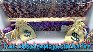 I was robbed employee started fire to cover it up Coin Pusher [upl. by Neri]