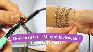 How to Weld A Magnetic Clasp Bracelet  Jewelry Tutorial Step By Step  Orion Micro Welder [upl. by Nnylecyoj]