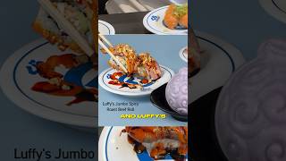 EATING LUFFY’s MEAT at Kura Revolving Sushi shorts onepiece onepieceshorts anime animefood [upl. by Zoeller]