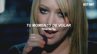 Hilary Duff  Fly Español  Lyrics  video oficial [upl. by Yael]